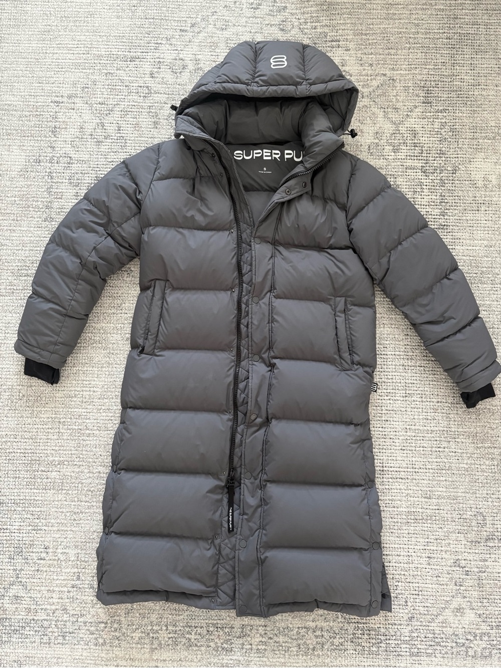 Aritzia Superpuff Climatte Long - Small - Dark Grey
